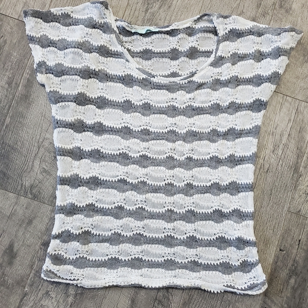 Maurices Crochet Lace Shirt